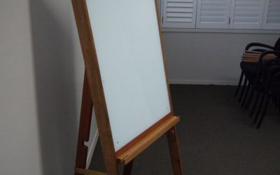 Glass Easel for Bruce from Bib’n Brace