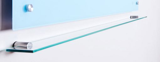 Clear Glass Pen Shelf System