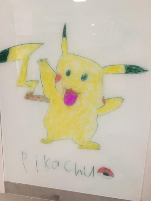 Kids Glassboard Pikachu image